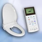USPA 6800RRW Hygiene Bidet Toilet Seat with Remote Round White