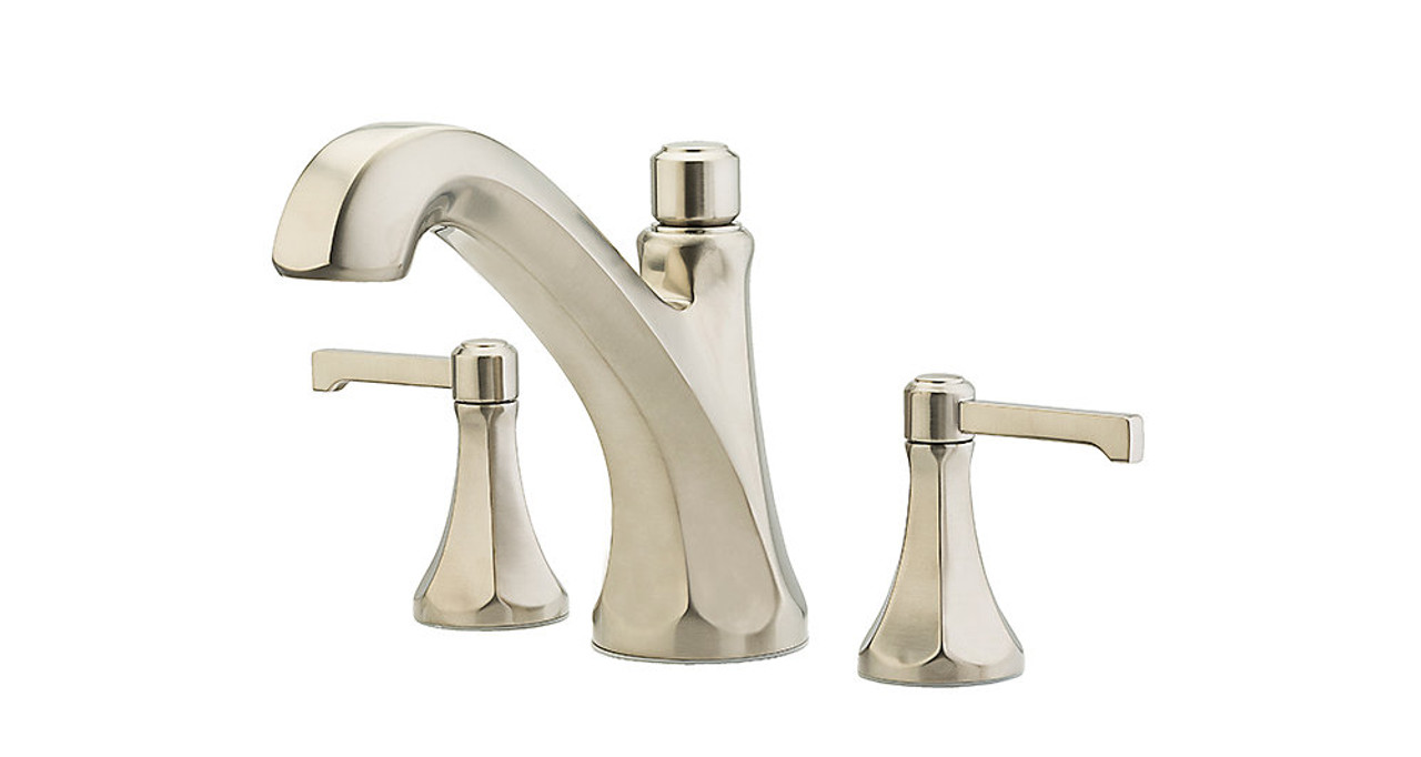 Price Pfister RT6-5DEK Arterra Two Handle Roman Tub Faucet Trim with Metal  Lever Handles Brushed Nickel