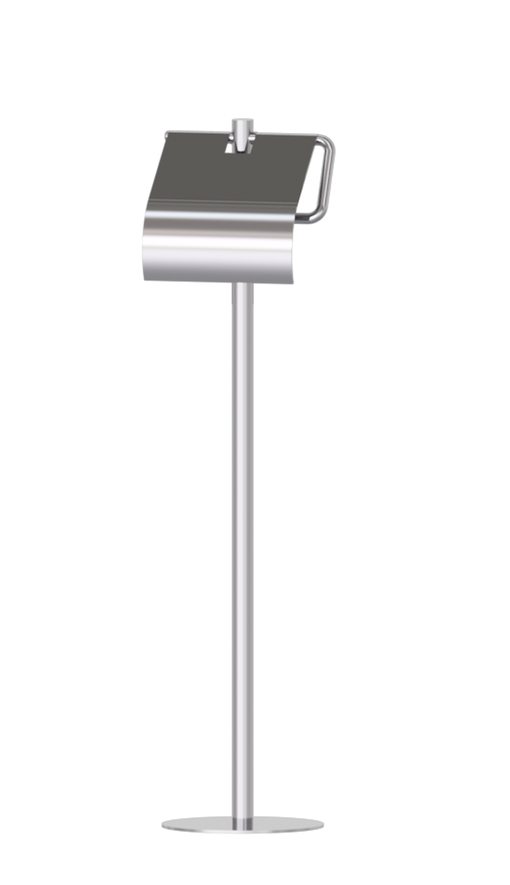 Valsan 53505ES Essentials Freestanding Toilet Paper Holder Finish: Satin Nickel