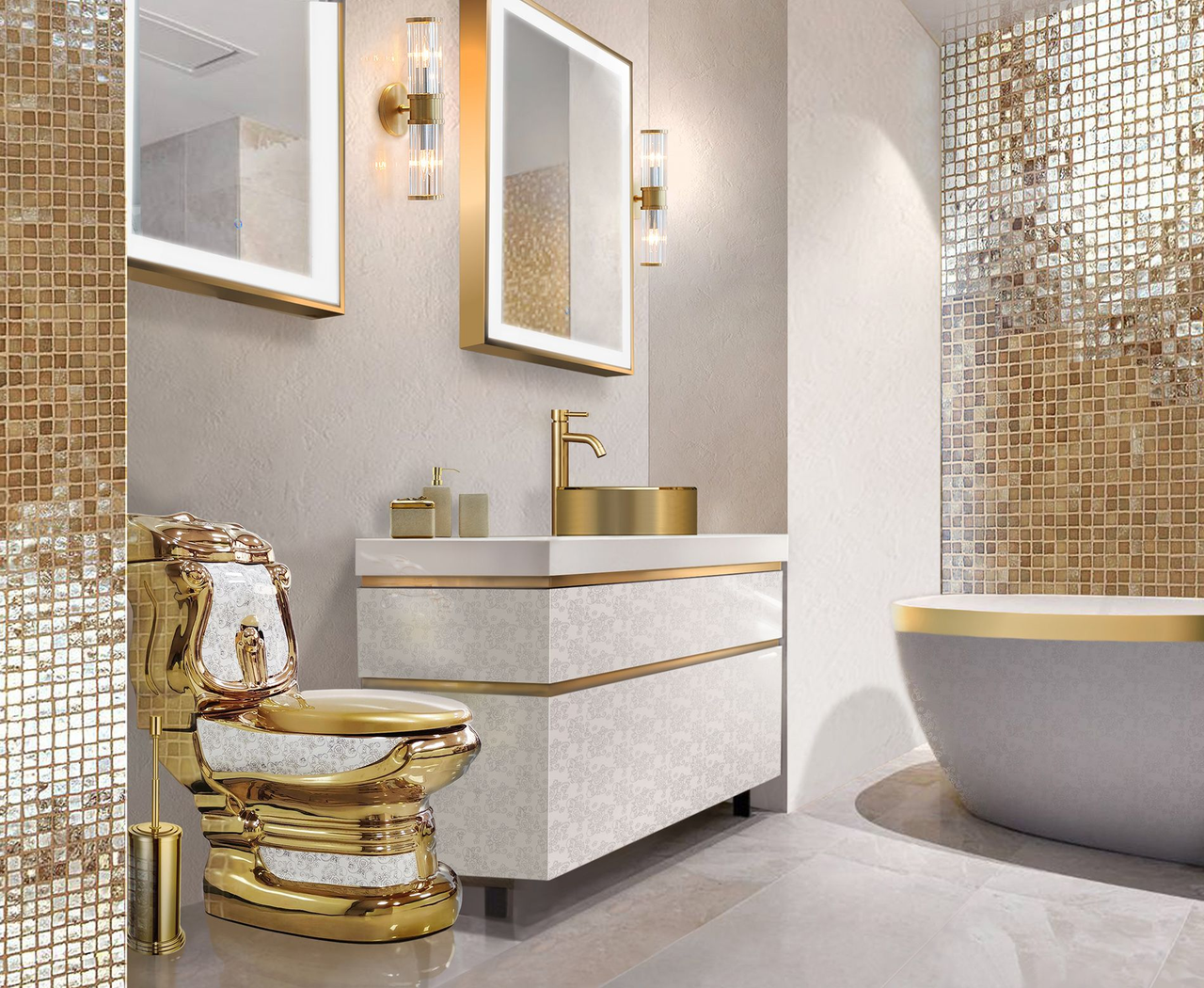 Golden Bath Ltd - Besile one piece toilet