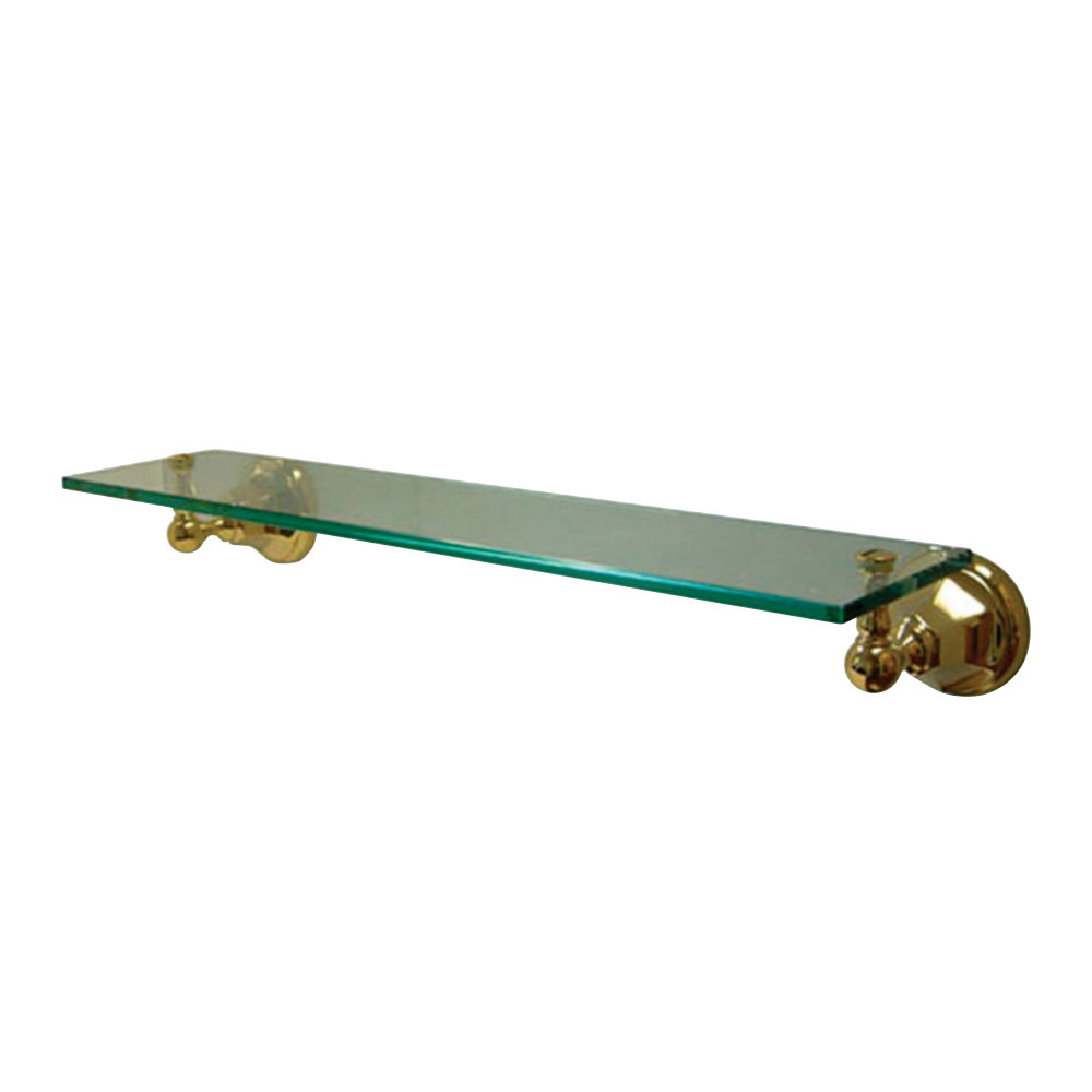Kingston Brass BA4819PB Metropolitan Glass Shelf - Thumbnail 4