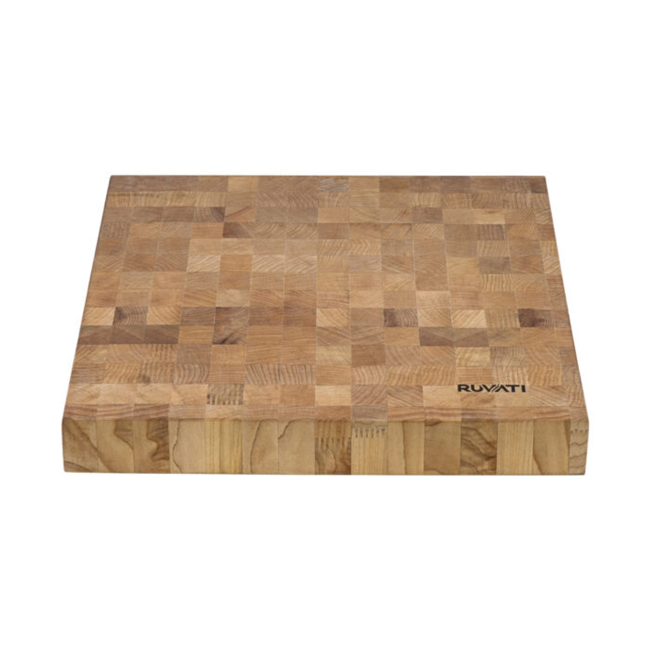 17 x 16 x 2 inch thick End Grain French Oak Butcher Block Solid Wood Large  Cutting Board