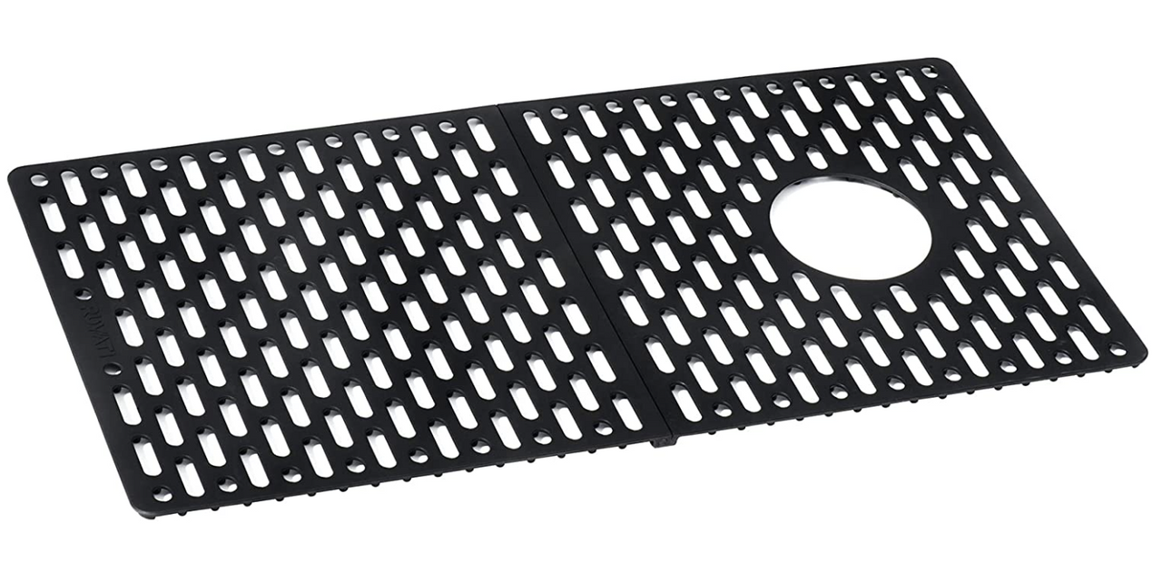 Ruvati Silicone Bottom Grid Sink Mat for RVG1385 and RVG2385 Sinks Black