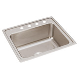Elkay Lustertone Classic Stainless Steel 25" x 22" x 10-3/8", 4-Hole Single Bowl Drop-in Sink - DLR2522104