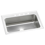 ELKAY  DLRS3322104 Lustertone Classic Stainless Steel 33" x 22" x 10-1/8", Single Bowl Drop-in Sink