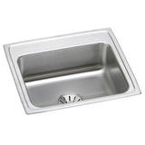 Elkay Lustertone Classic Stainless Steel 22" x 19-1/2" x 10-1/8", 0-Hole Single Bowl Drop-in Sink with Perfect Drain - DLR221910PD0