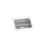 ELKAY  DLR252210PD0 Lustertone Classic Stainless Steel 25" x 22" x 10-3/8", Single Bowl Drop-in Sink with Perfect Drain