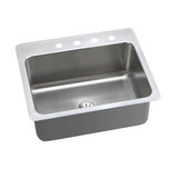 ELKAY  DLSR272210PD1 Lustertone Classic Stainless Steel 27" x 22" x 10", 1-Hole Single Bowl Undermount or Drop-in Sink with Perfect Drain