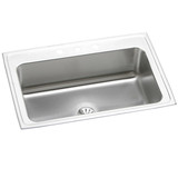Elkay Lustertone Classic Stainless Steel 33" x 22" x 10", 5-Hole Single Bowl Drop-in Sink with Perfect Drain - DLRS332210PD5