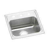 Elkay Celebrity Stainless Steel 17" x 16" x 7-1/8", 3-Hole Single Bowl Drop-in Sink - PSR17163