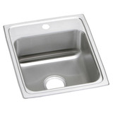 Elkay Celebrity Stainless Steel 17" x 20" x 7-1/8", 1-Hole Single Bowl Drop-in Sink - PSR17201