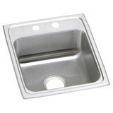 Elkay Celebrity Stainless Steel 17" x 20" x 7-1/8", 2-Hole Single Bowl Drop-in Sink - PSR17202