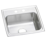 Elkay Celebrity Stainless Steel 19" x 18" x 7-1/8", 2-Hole Single Bowl Drop-in Sink - PSR19182