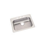 Elkay Dayton Stainless Steel 25" x 22" x 5-3/8", 3-Hole Single Bowl Drop-in Sink - GE125223