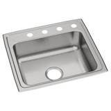 Elkay Celebrity Stainless Steel 22" x 19-1/2" x 7-1/8", 4-Hole Single Bowl Drop-in Sink - PSR22194