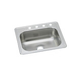 Elkay Dayton Stainless Steel 25" x 22" x 8-1/16", 3-Hole Single Bowl Drop-in Sink (10 Pack) - DSEW10125223
