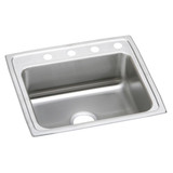 Elkay Celebrity Stainless Steel 25" x 21-1/4" x 7-1/2", 3-Hole Single Bowl Drop-in Sink - PSR25213
