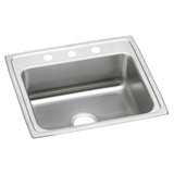 Elkay Celebrity Stainless Steel 25" x 22" x 7-1/2", 3-Hole Single Bowl Drop-in Sink - PSR25223