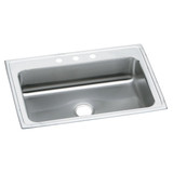 Elkay Celebrity Stainless Steel 33" x 22" x 7-1/4", 3-Hole Single Bowl Drop-in Sink - PSRS33223