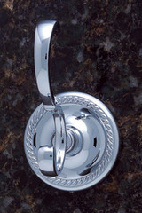 JVJ Roped Series Chrome Deco Robe Hook - 22608