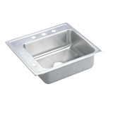 ELKAY  DRKADQ2522552LM Lustertone Classic Stainless Steel 25" x 22" x 5-1/2", Single Bowl Drop-in Classroom ADA Sink