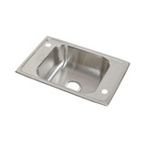 ELKAY  CDKAD2517654 Celebrity Stainless Steel 25" x 17" x 6-1/2", 4-Hole Single Bowl Drop-in Classroom ADA Sink