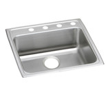 Elkay Lustertone Classic Stainless Steel 22" x 22" x 6-1/2", 0-Hole Single Bowl Drop-in ADA Sink - LRAD2222650