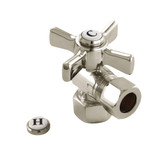 Kingston Brass CC44408ZX 1/2" Fip X 1/2" Od Compression Angle Valve - Brushed Nickel