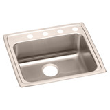 Elkay Lustertone Classic Stainless Steel 25" x 21-1/4" x 5-1/2", Single Bowl Drop-in ADA Sink - LRAD2521554