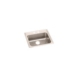 Elkay Lustertone Classic Stainless Steel 25" x 21-1/4" x 6", Single Bowl Drop-in ADA Sink - LRAD2521602