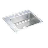Elkay Lustertone Classic Stainless Steel 25" x 22" x 6-1/2", Single Bowl Drop-in Classroom ADA Sink - DRKAD252265L2