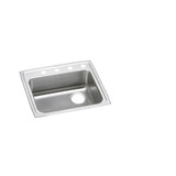Elkay Lustertone Classic Stainless Steel 25" x 21-1/4" x 6-1/2", Single Bowl Drop-in ADA Sink - LRAD252165R4