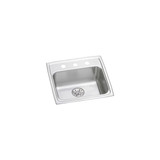 ELKAY  LRAD191865PD3 Lustertone Classic Stainless Steel 19" x 18" x 6-1/2", 3-Hole Single Bowl Drop-in ADA Sink with Perfect Drain