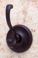 JVJ Paramount Series Oil Rubbed Bronze Finish Deco Robe Hook - 20108