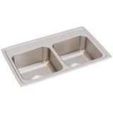 ELKAY  LR29180 Lustertone Classic Stainless Steel 29" x 18" x 7-5/8", Equal Double Bowl Drop-in Sink