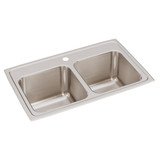 ELKAY  DLR2918101 Lustertone Classic Stainless Steel 29" x 18" x 10", 1-Hole Equal Double Bowl Drop-in Sink