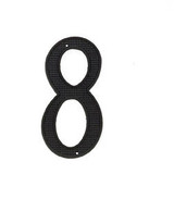JVJ 00815 4" Black Finish Zinc Alloy House Number "8"