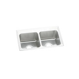 ELKAY  DLR3319105 Lustertone Classic Stainless Steel 33" x 19-1/2" x 10-1/8", 5-Hole Equal Double Bowl Drop-in Sink