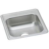 Elkay Dayton Stainless Steel 17" x 19" x 6-1/8", Single Bowl Drop-in Bar Sink - D117190