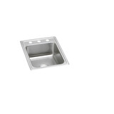 ELKAY  LRAD172255OS4 Lustertone Classic Stainless Steel 17" x 22" x 5-1/2", OS4-Hole Single Bowl Drop-in ADA Sink