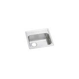 Elkay Celebrity Stainless Steel 19-1/2" x 19" x 5-1/2", Single Bowl Drop-in ADA Sink - PSRADQ191955L0