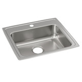 Elkay Lustertone Classic Stainless Steel 22" x 19-1/2" x 6-1/2", Single Bowl Drop-in ADA Sink - LRAD2219651