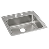 Elkay Lustertone Classic Stainless Steel 22" x 19-1/2" x 6-1/2", Single Bowl Drop-in ADA Sink - LRAD2219652