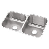 Elkay Dayton Stainless Steel 31-3/4" x 20-1/2" x 10", 40/60 Double Bowl Undermount Sink - DXUH312010L