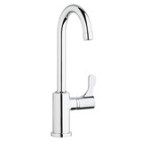 ELKAY  LKDVR208513C Single Hole 12-1/2" Vandal Resistant Deck Mount Faucet with Gooseneck Spout Lever Handle on Right Side -Chrome