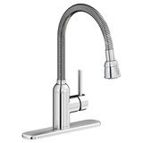 Elkay Pursuit Laundry/Utility Faucet with Flexible Spout Forward Only Lever Handle -Chrome - LK2500CR