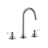 Elkay 8" Widespread Laminar Flow Faucet with 5" Gooseneck Spout 2" Lever Handles -Chrome - LK800LGN05L2