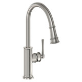 Elkay Explore Single Hole Kitchen Faucet with Pull-down Spray and Forward Only Lever Handle -Lustrous Steel - LKEC2031LS