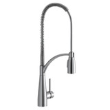 Elkay Avado Single Hole Kitchen Faucet with Semi-professional Spout Forward Only Lever Handle -Chrome - LKAV4061CR