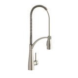 Elkay Avado Single Hole Kitchen Faucet with Semi-professional Spout Forward Only Lever Handle -Lustrous Steel - LKAV4061LS